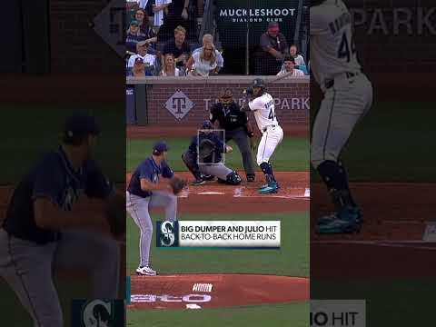 Cal Raleigh and JRod go back-to-back 🔱 #mariners #mlb