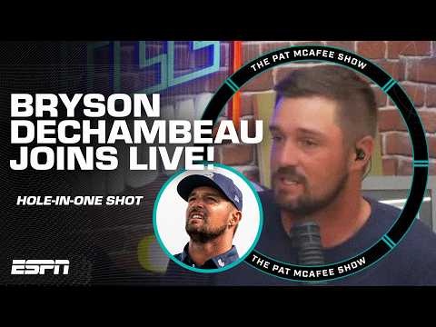 $100K HOLE-IN-ONE CHALLENGE 🔥 Bryson DeChambeau JOINS LIVE! ⛳️ | The Pat McAfee Show