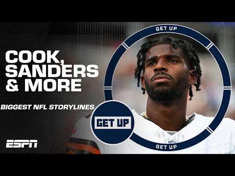 James Cook & Bills reach 4-year, $48M extension 💰 + What Shedeur Sanders needs to show us 🏈 | Get Up