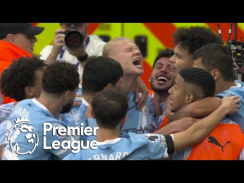 Erling Haaland chips Manchester City 2-0 ahead of Manchester United | Premier League | NBC Sports