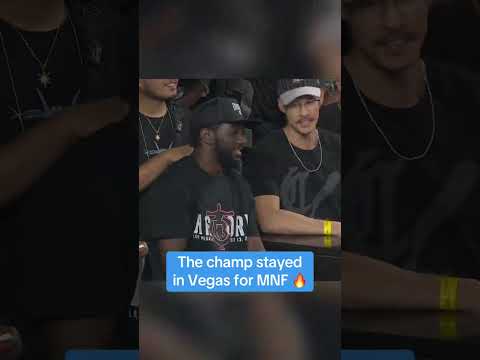 The transition from #CaneloCrawford to #MNF 🔥