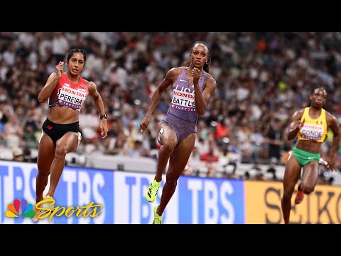 Team USA’s Anavia Battle smokes 200m heats for fastest qualifying time at worlds | NBC Sports
