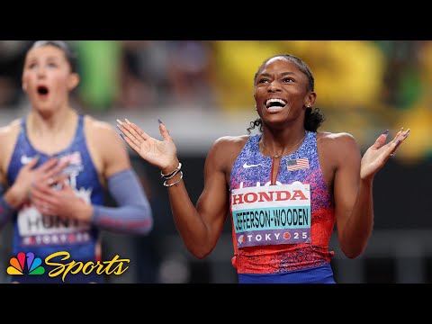 Melissa Jefferson-Wooden CRUSHES FIELD for HISTORIC WOMEN’S DOUBLE at Tokyo Worlds | NBC Sports