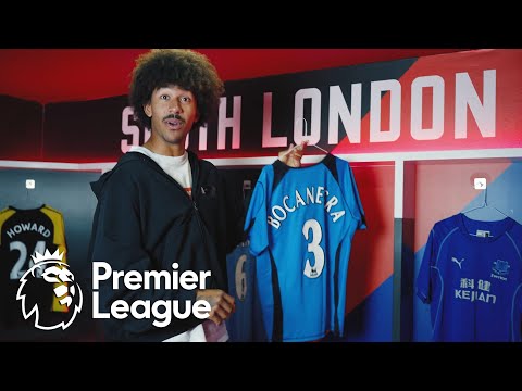 Chris Richards reviews iconic Premier League kits from USMNT players | NBC Sports