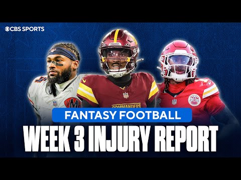 Jayden Daniels out, D’Andre Swift questionable for Week 3 & MORE | Fantasy Football Injury Report
