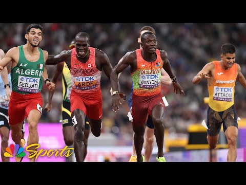 Championship record decides THREE-WAY FINISH in all time men’s 800m final | NBC Sports