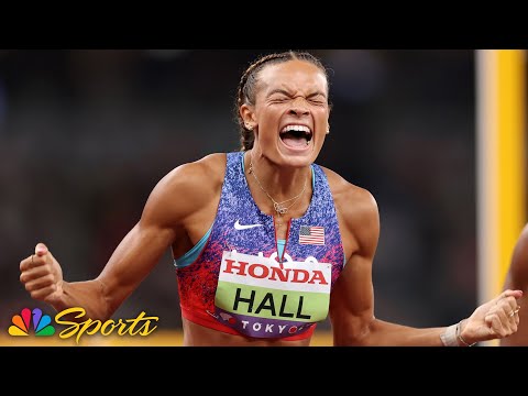 Anna Hall DOMINATES 800m for first global Heptathlon gold, Brooks’ PB earns bronze | NBC Sports