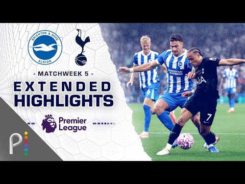 Brighton v. Tottenham Hotspur | PREMIER LEAGUE HIGHLIGHTS | 9/20/2025 | NBC Sports