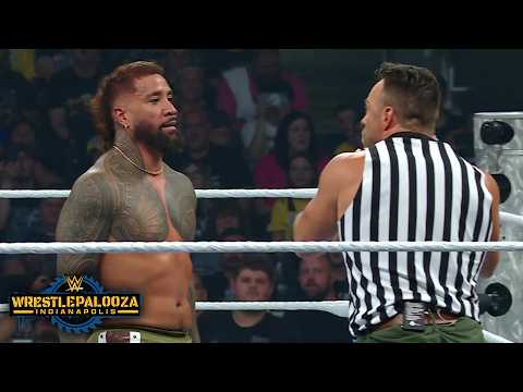 Ref LA Knight lets anything go in The Usos vs. The Vision | Full Match Highlights | WWE on ESPN