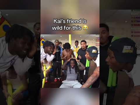 Kai was shook ๐ (via kai_cenat/TT)