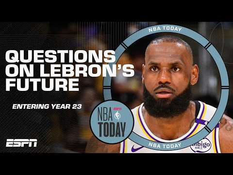 QUESTIONS for LeBron as he enters Year 23🔮 What will determine his Lakers future? | NBA Today