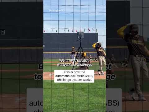 MLB announces it will implement the ABS & challenge system for balls and strikes in the 2026