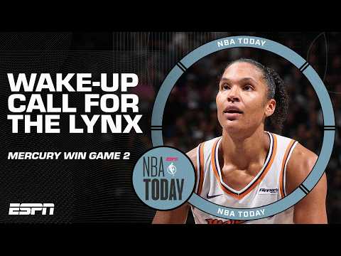 The Mercury sent a WAKE-UP CALL to the Lynx in Game 2 ⏰ | NBA Today