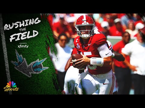 Alabama vs. Georgia college football Week 5 preview | Rushing The Field | NBC Sports