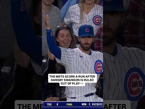 Stop us if you’ve seen this before… 😮 #mlb #baseball #mets #cubs