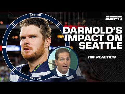 Peter Schrager gives ALL THE PRAISE to Sam Darnold after the Seahawks’ TNF win 👏 | Get Up