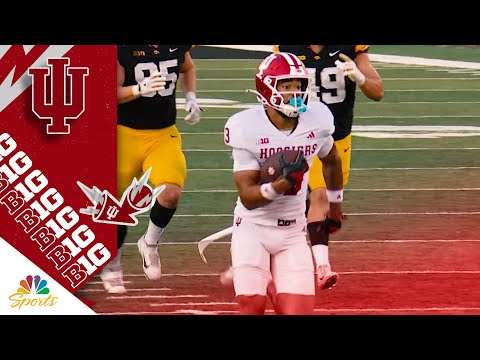 Fernando Mendoza connects with Elijah Sarratt to give Indiana the late lead | Big Ten on NBC Sports