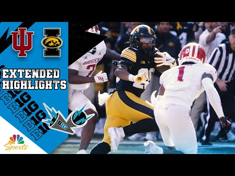 Indiana Hoosiers vs. Iowa Hawkeyes | COLLEGE FOOTBALL HIGHLIGHTS | 9/27/2025 | NBC Sports