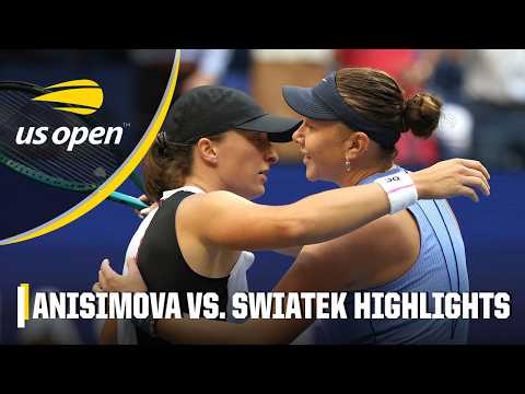 Quarterfinal: No. 8 Amanda Anisimova vs. No. 2 Iga Swiatek Full Match