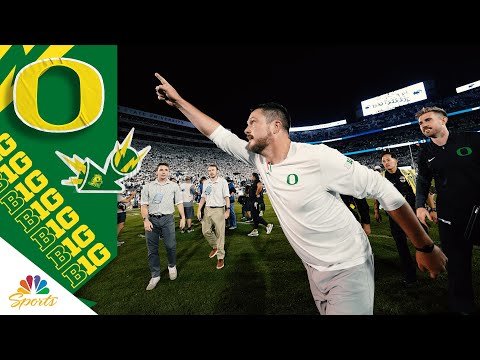 Oregon head coach Dan Lanning describes ‘unbelievable’ overtime win over Penn State | Big Ten on NBC
