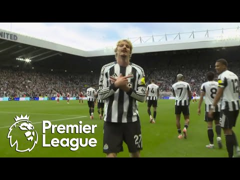 Nick Woltemade rises up to head in Newcastle’s opener against Arsenal | Premier League | NBC Sports