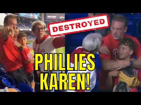 Phillies Karen Gets DESTROYED After Stealing Home Run Ball From CHILD | The Internet Hates Her