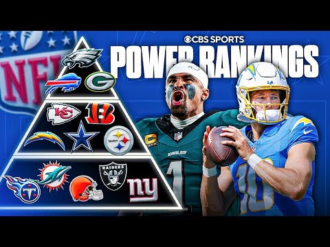 NFL Power Rankings Tiers: Chargers No. 7 after win over Chiefs, Dolphins No. 28 after blowout loss