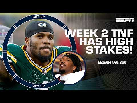 STAKES ARE HIGH for Commanders vs. Packers 🔥 Micah Parsons’ outlook in Week 2 👀 | Get Up