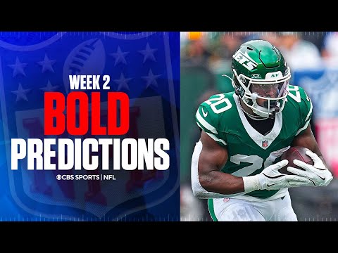NFL Week 2 BOLD PREDICTIONS: Jets run over Bills defense, Tua and the Dolphins bounce back, & MORE