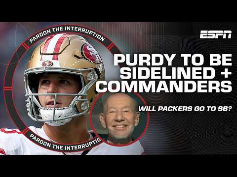 Brock Purdy out 2-5 WEEKS, Ravens’ pass defense ‘garbage’ + Packers a Super Bowl contender⁉️ | PTI