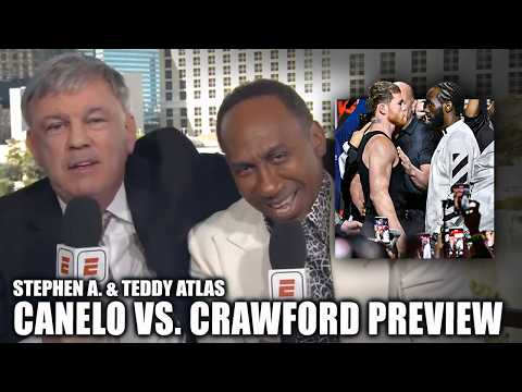 Stephen A. & Teddy Atlas DEBATE best tactics for Canelo vs. Crawford 🥊🍿 | Boxing on ESPN