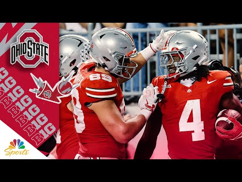 Ohio State’s Jeremiah Smith GOES OFF against Ohio | COLLEGE FOOTBALL HIGHLIGHTS | NBC Sports