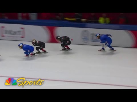 Rim Jongun FINDS THE EXTA GEAR in 1500m speed skate win at ISU Short Track in Montreal | NBC Sports