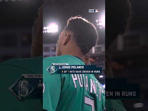 Jorge Polanco 6️⃣7️⃣ #mlb #67 #jorgepolanco #baseball #alcs #mariners