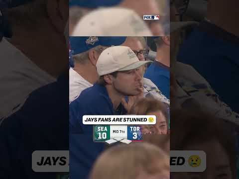 Blue Jays fans are NOT in good spirits #bluejays #baseball #mlb
