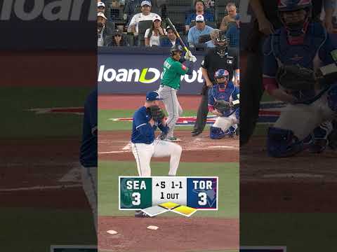 Mariners vs. Blue Jays Game 2 ALCS | Short Highlights 🔥 #mlb #mariners #jorgepolanco #alcs #bluejays