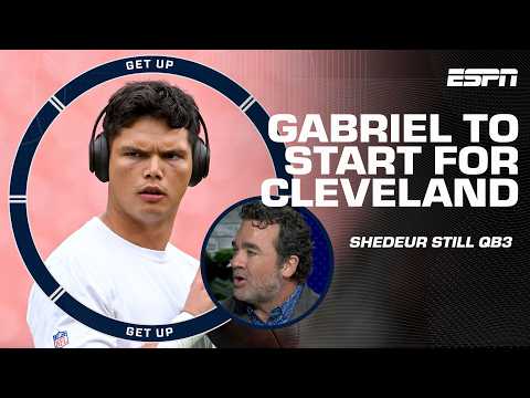 Dillon Gabriel named QB1 for Cleveland 🚨 ‘They want the JAXSON DART EFFECT’ – Jeff Saturday | Get Up