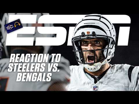 FULL REACTION 🏈 Bengals win THRILLER vs. the Steelers on TNF 🐯 | SC with SVP