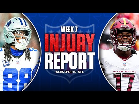 NFL Week 7 Injury Report: CeeDee Lamb set to return, Terry McLaurin OUT & MORE