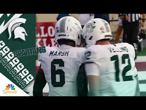 Nick Marsh gives Michigan State the lead against Indiana | Big Ten on NBC Sports