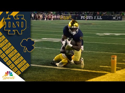 Notre Dame’s Jadarian Price explodes up the left side for touchdown vs. USC | NBC Sports