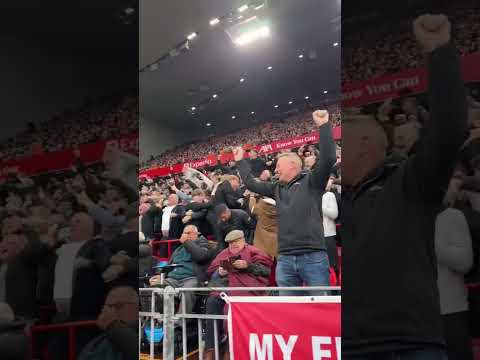 Pandemonium at Anfield 😂