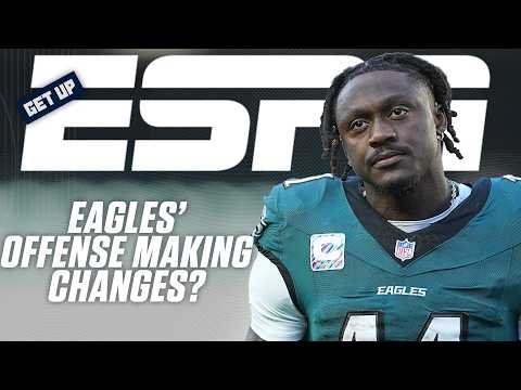 Why there are still some ‘BIG QUESTION MARKS’ surrounding the Eagles’ offense 🤔 | Get Up