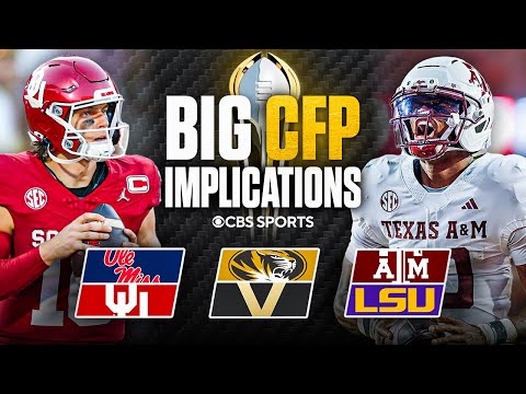 College Football Week 9 Preview: Ole Miss vs Oklahoma, Texas A&M vs LSU | BIG CFP Implications!