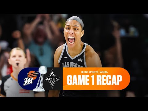 2025 WNBA Finals: A’ja Wilson’s double-double helps Aces outlast Mercury in Game 1