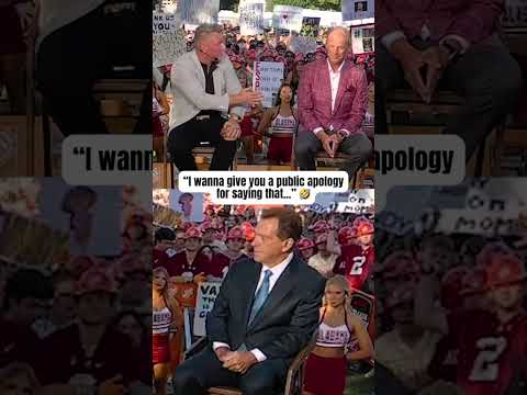 Nick Saban just had to apologize ๐คฃ