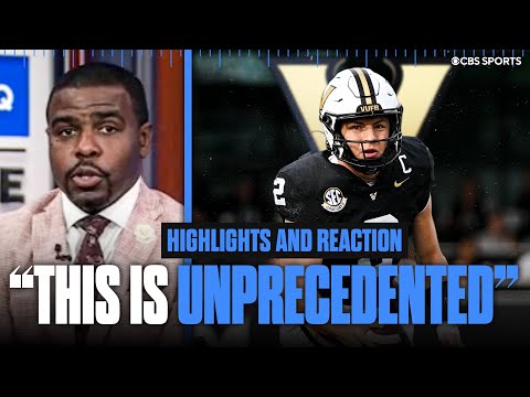 Diego Pavia leads No. 10 Vanderbilt past No. 15 Missouri | Highlights and Reaction