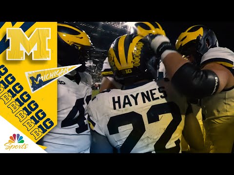 Michigan’s Justice Haynes scores second touchdown against Michigan State | Big Ten on NBC