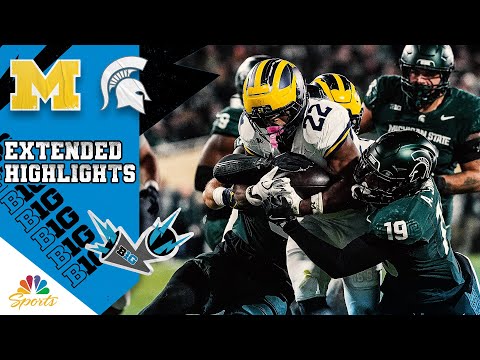 Michigan vs. Michigan State | COLLEGE FOOTBALL HIGHLIGHTS | 10/25/2025 | NBC Sports