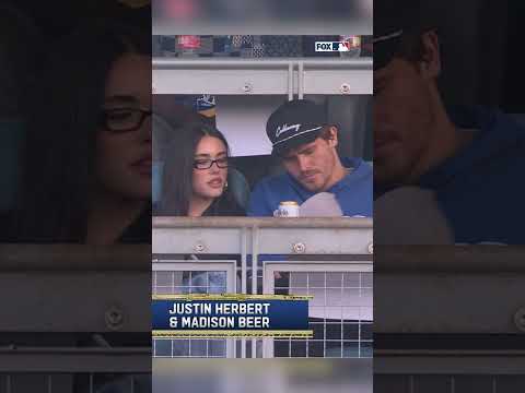 Justin Herbert and Madison Beer in the 🏠 #couple #herbert #madisonbeer #chargers